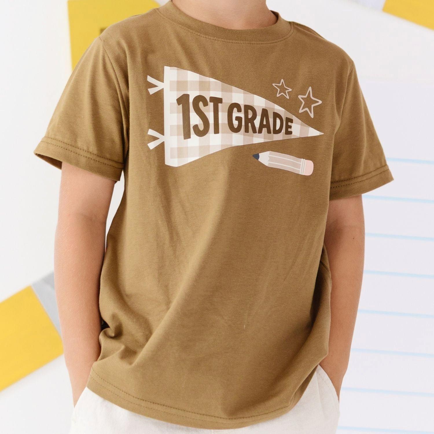 First Grade Pennant Short Sleeve T-Shirt image number 2
