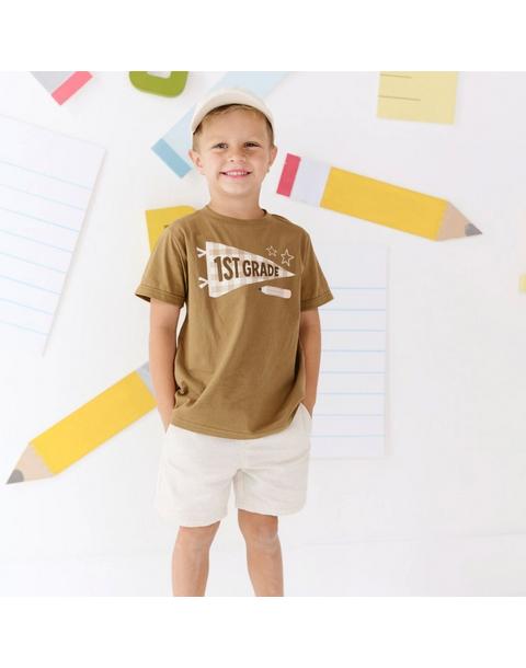 First Grade Pennant Short Sleeve T-Shirt