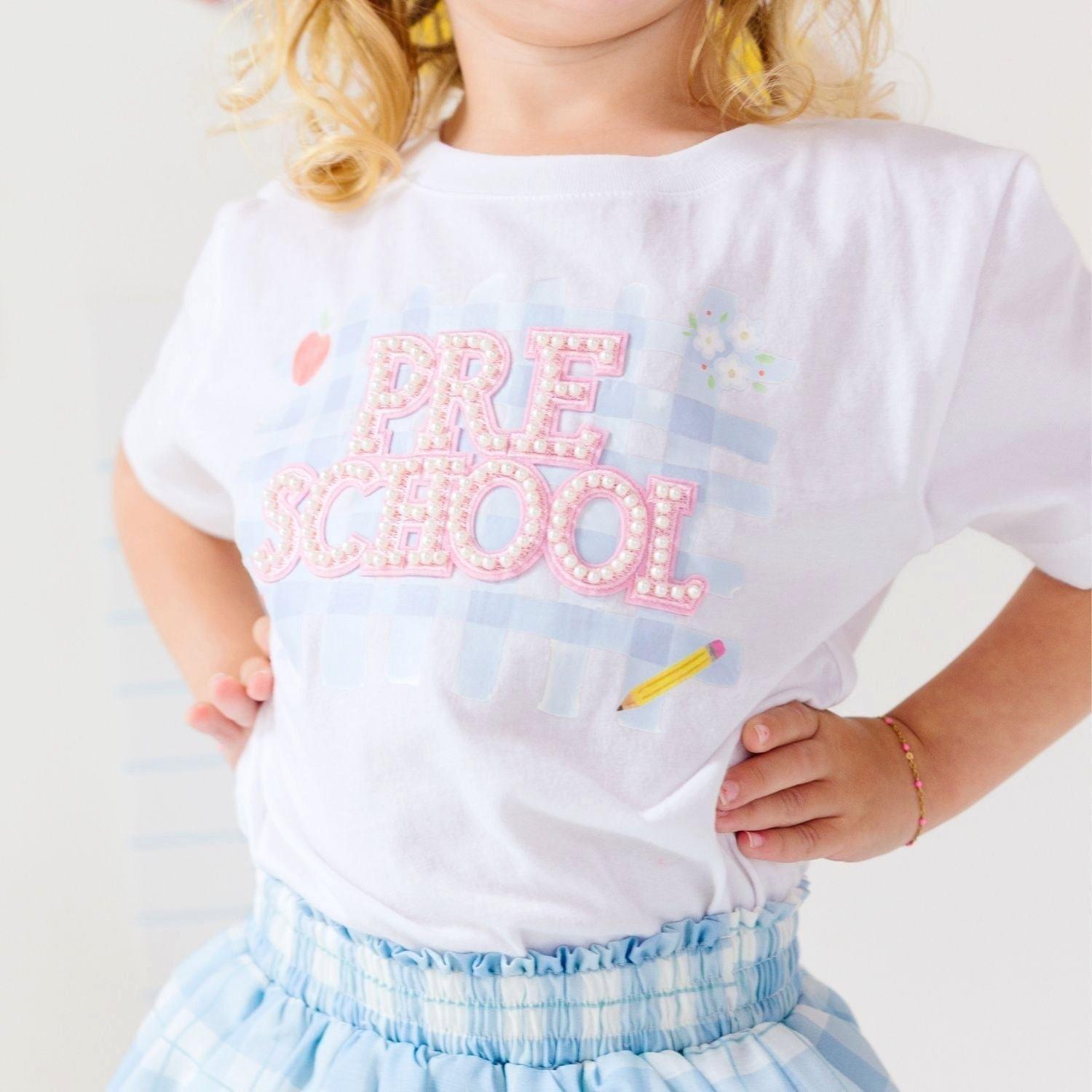 Preschool Pearl Patch Short Sleeve T-Shirt image number 2