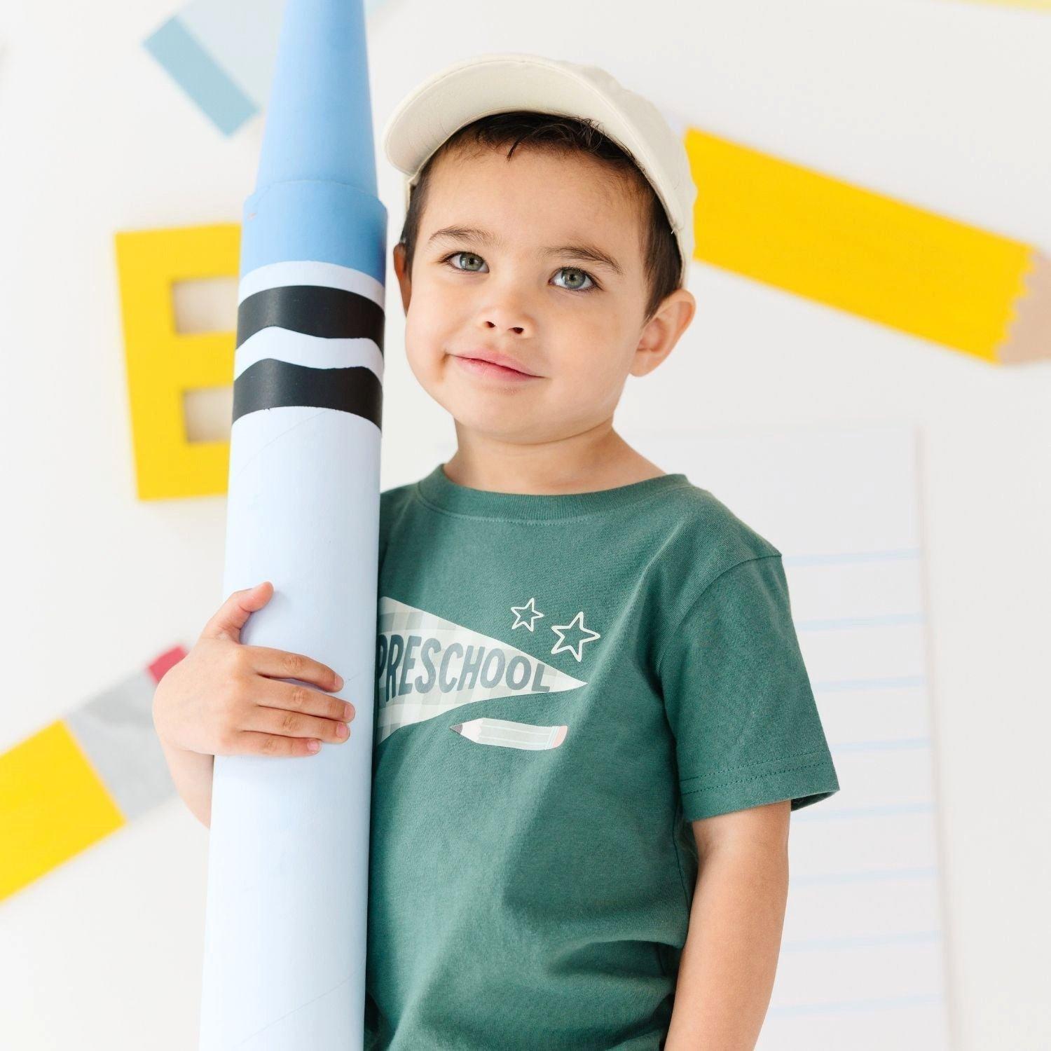 Preschool Pennant Short Sleeve T-Shirt image number 1