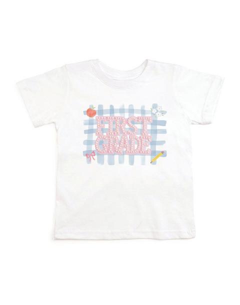 First Grade Pearl Patch Short Sleeve T-Shirt