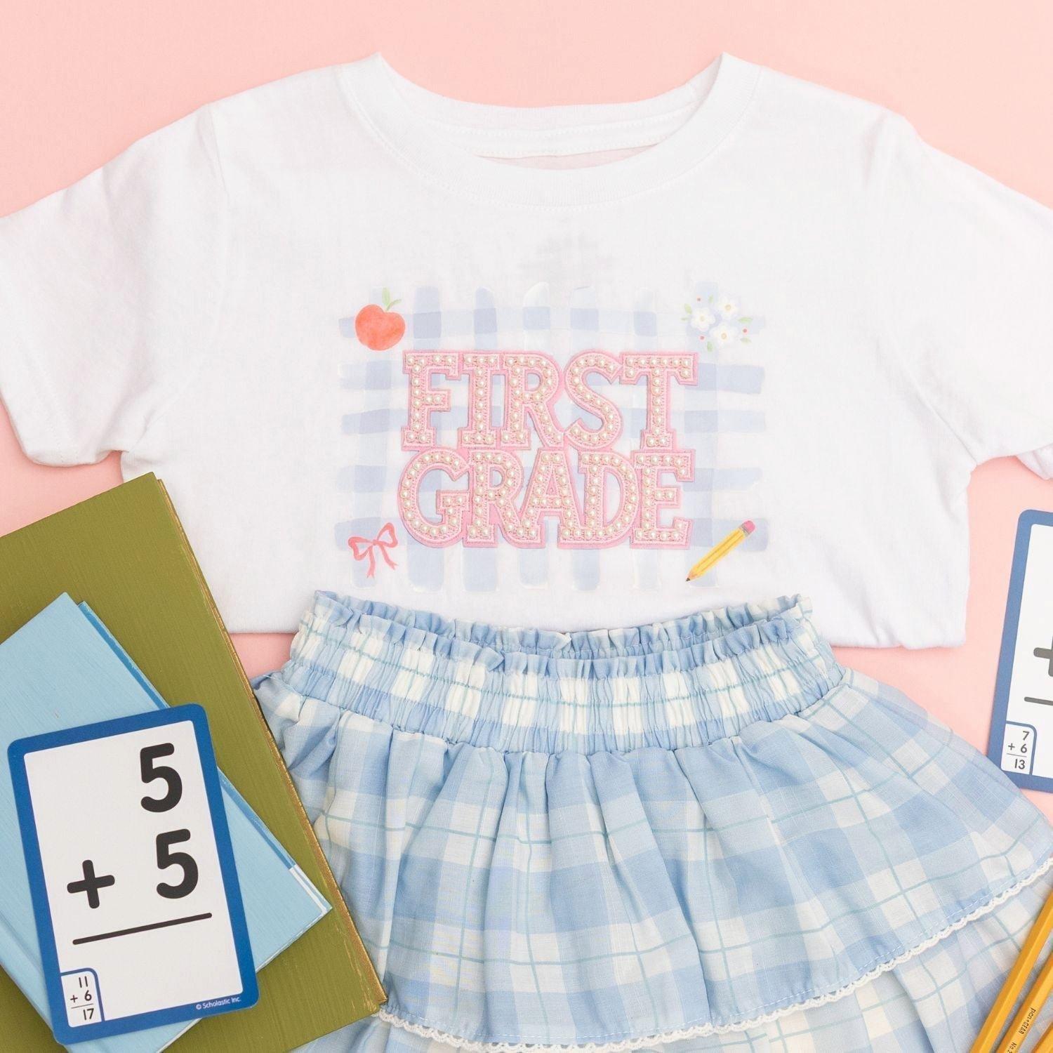 First Grade Pearl Patch Short Sleeve T-Shirt image number 4