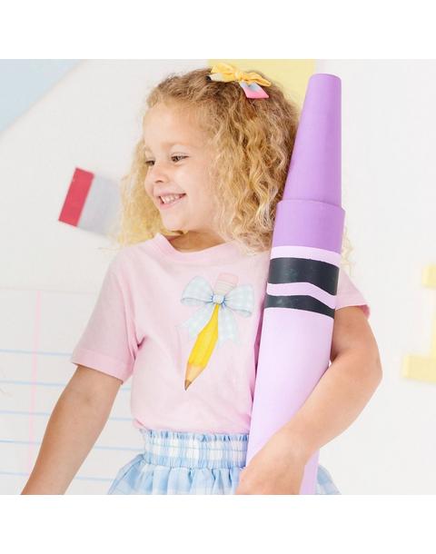 School Days Pencil Bow Clip Set
