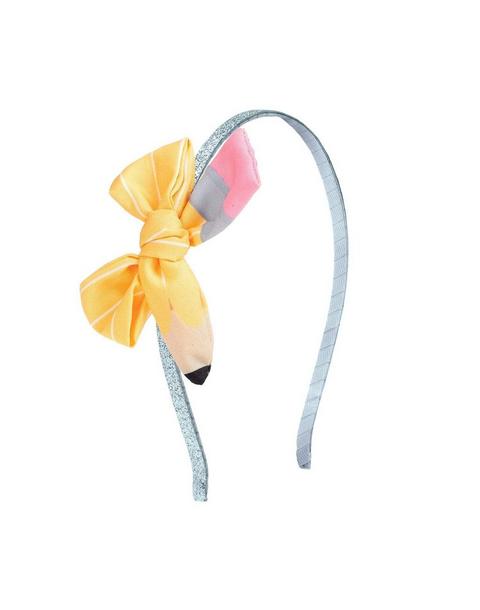 School Days Pencil Bow Headband