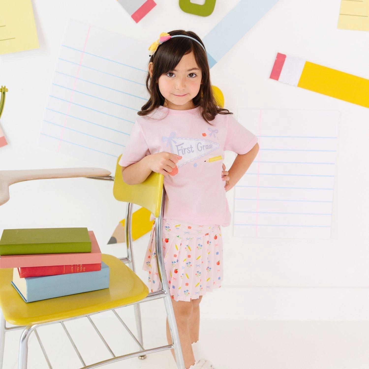 School Days Pencil Bow Headband image number 1
