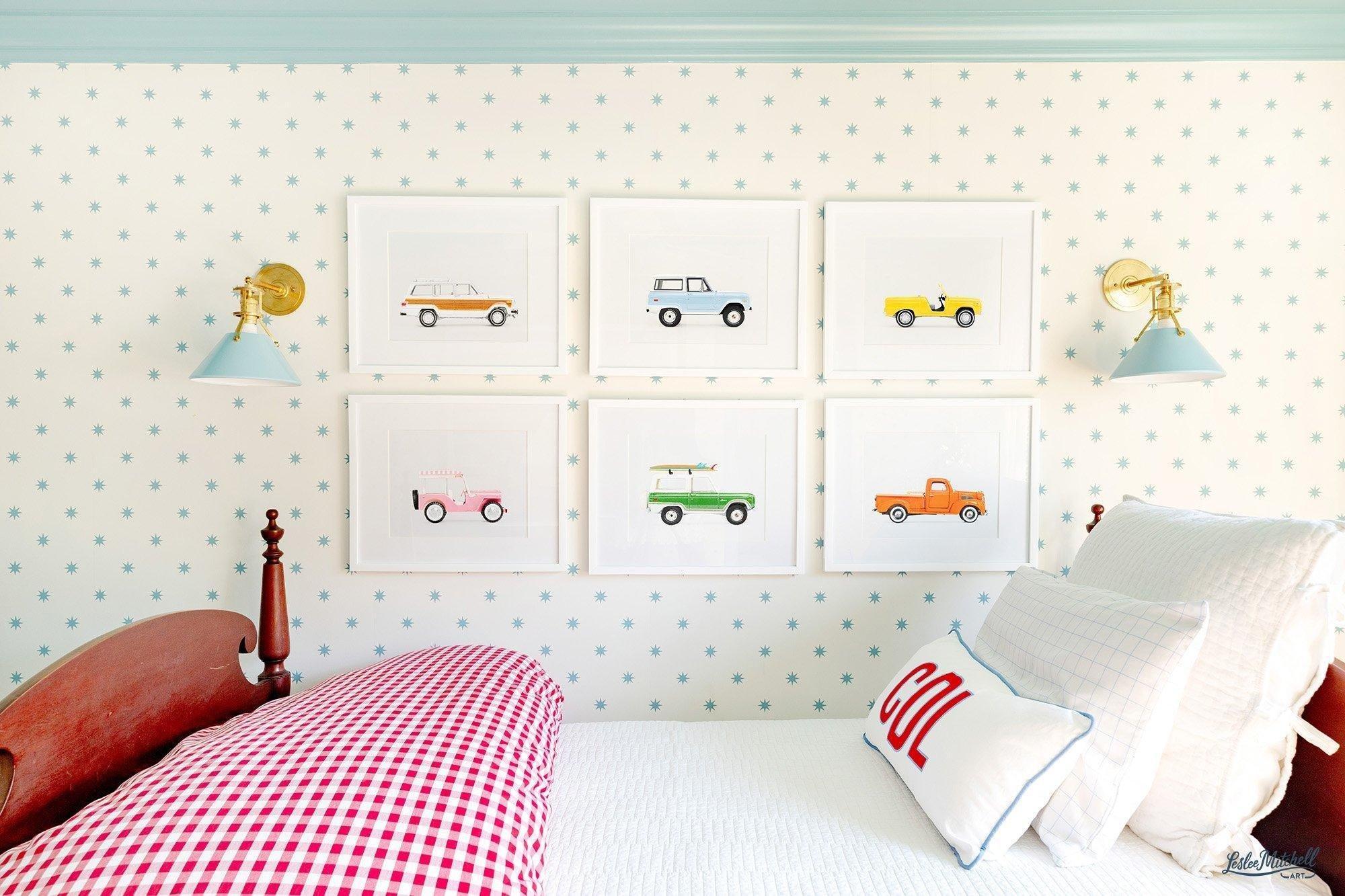 Pink Ice Cream Cart Wall Art image number 2