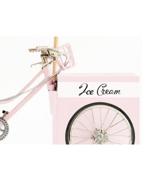 Pink Ice Cream Cart Wall Art