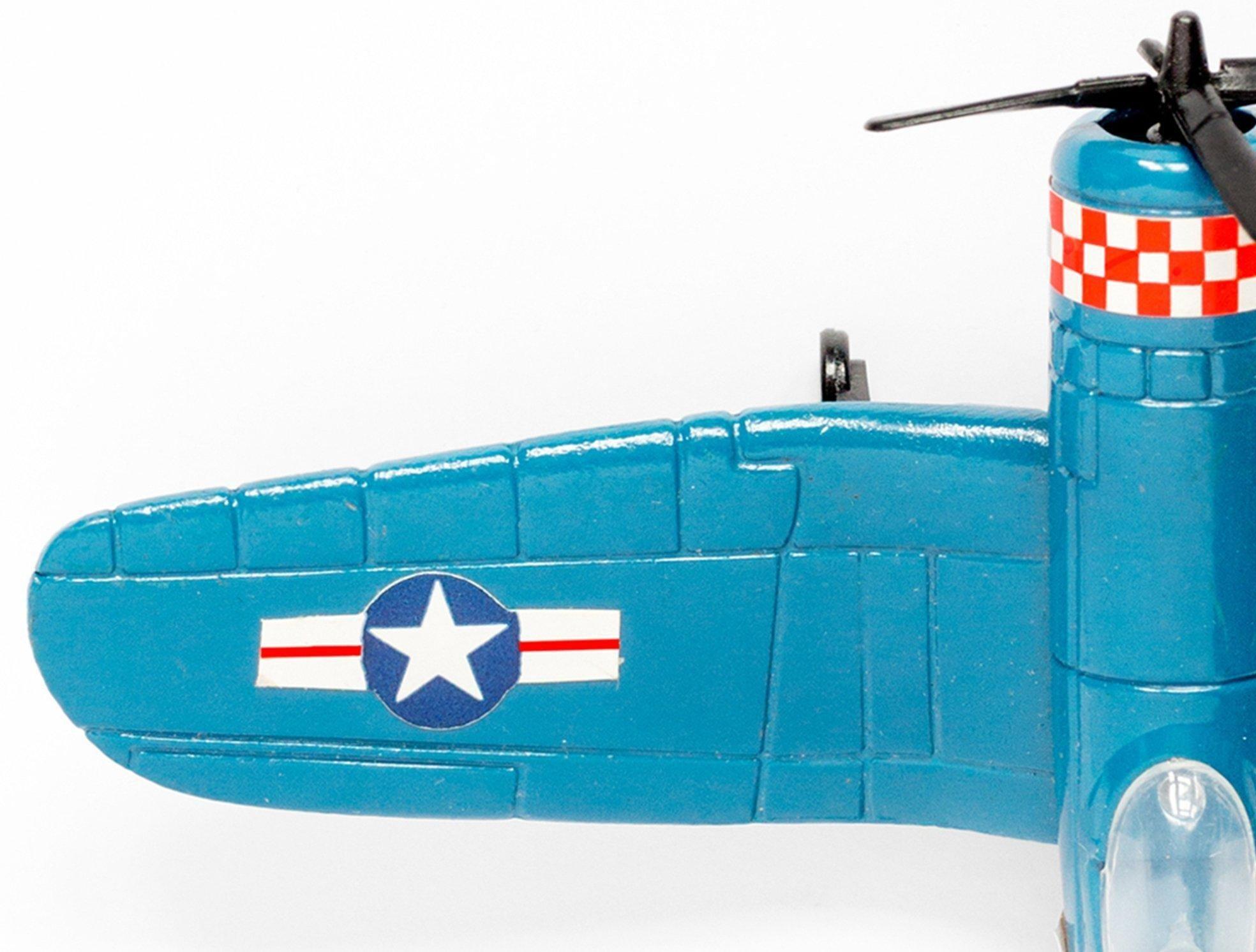 Airplane Wall Art - Blue Airplane Print image number 1
