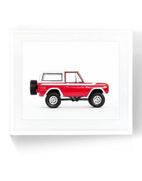 Red Car Print - Classic Car Wall Art