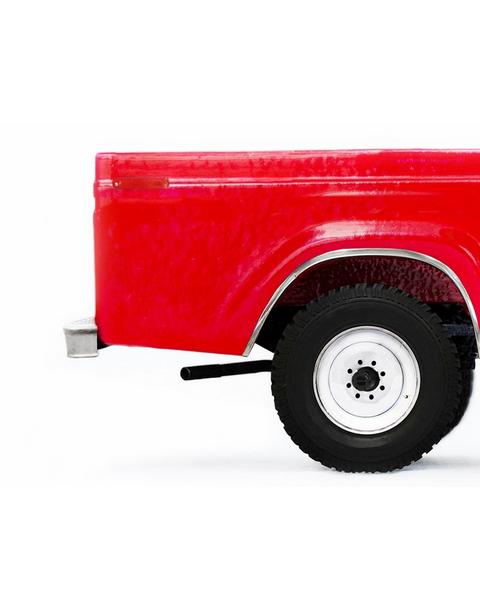 Red Car Print - Classic Car Wall Art