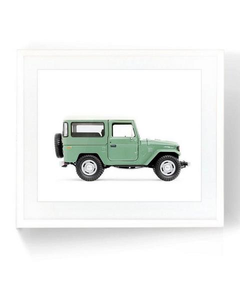 Sage Green Car Print - Classic Car Wall Art