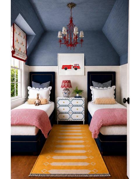 Fire Truck Wall Art – Red Truck Print