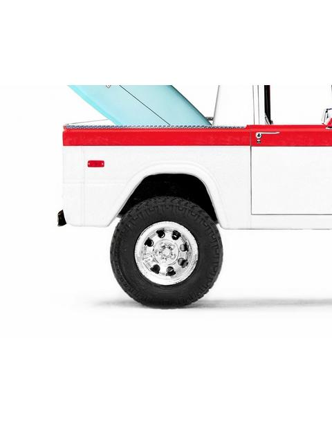 Surfboard Truck Wall Art – Red Truck Print