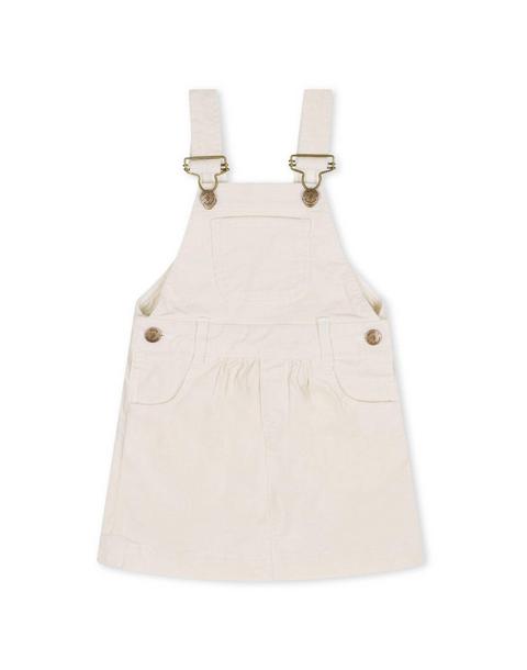 Custard Corduroy Dress