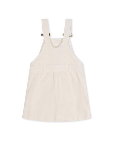 Custard Corduroy Dress