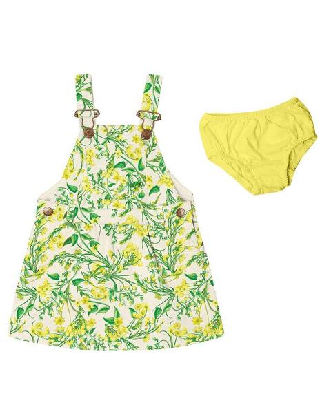 DDxAO Overall Dress - Ditsy