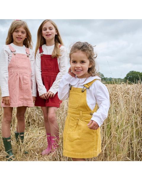 Ochre Corduroy Dress