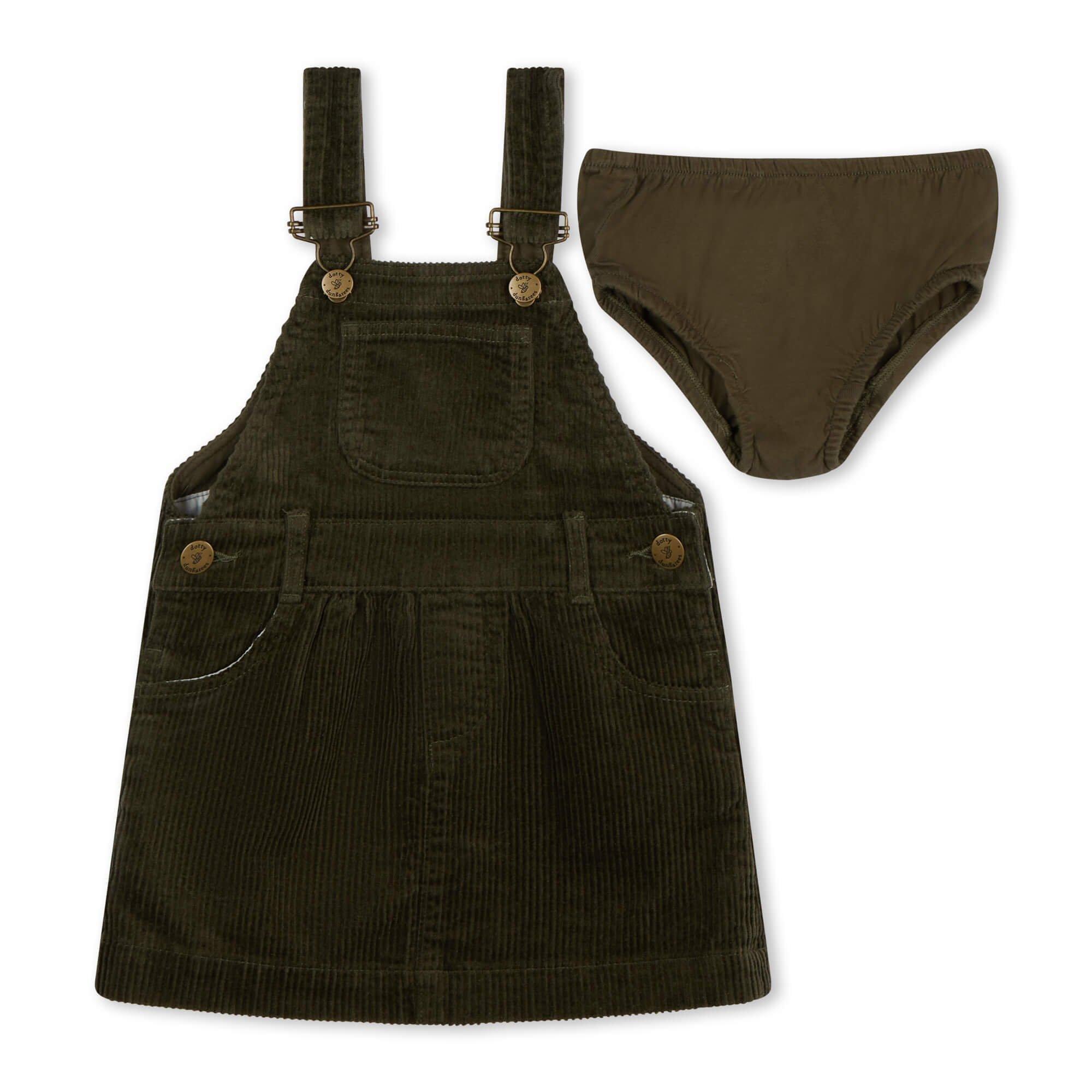 Khaki Chunky Cord Dress image number 2