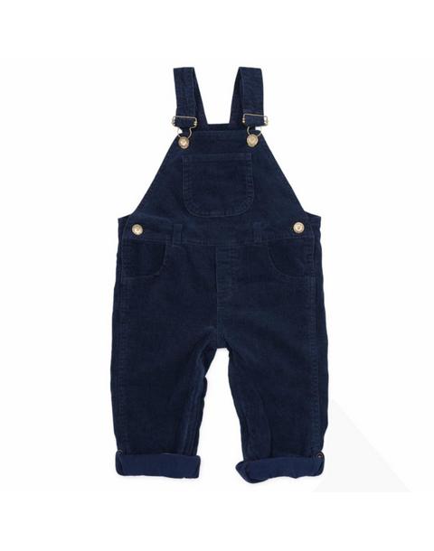 Navy Corduroy Overalls