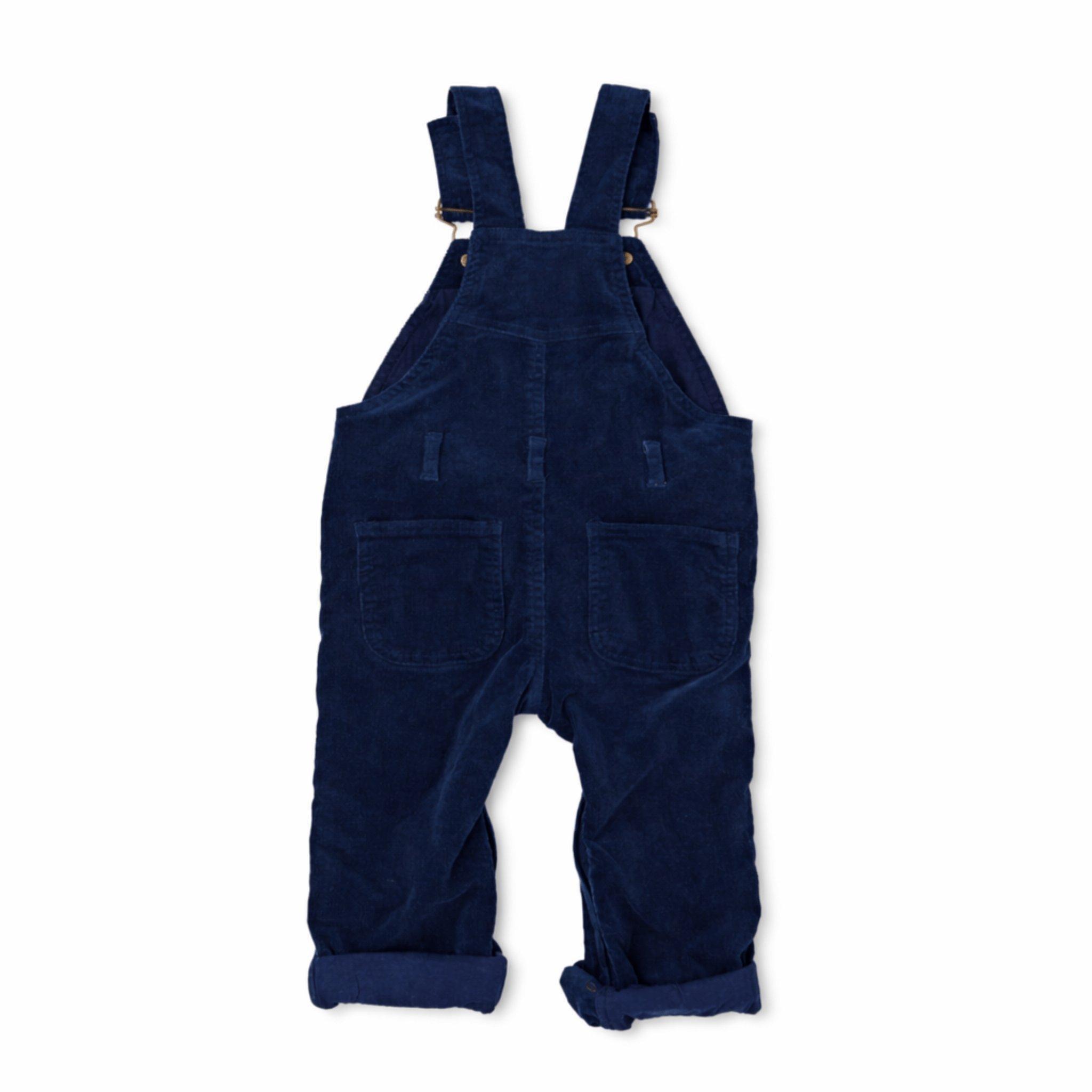 Navy Corduroy Overalls image number 1