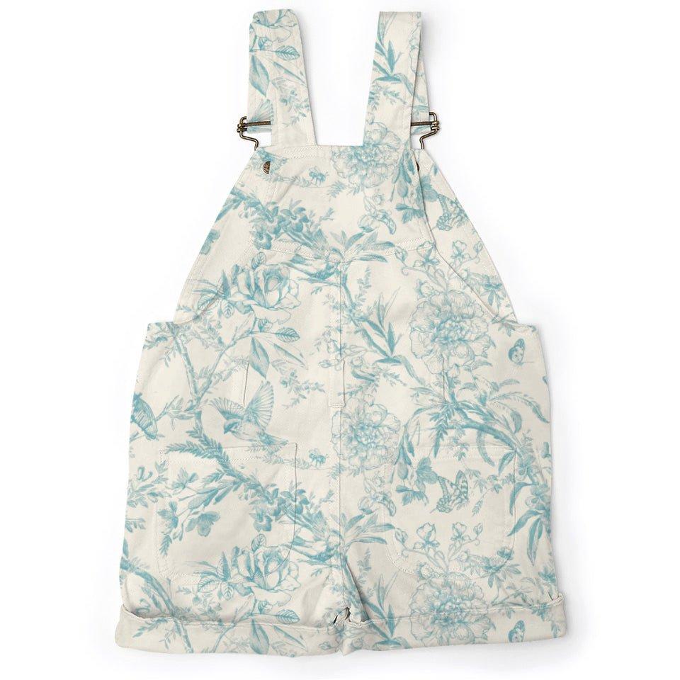 DDxAO Overall Shorts - Antique Butterfly image number 1