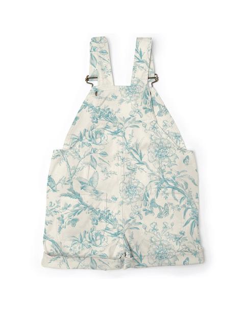 DDxAO Overall Shorts - Antique Butterfly