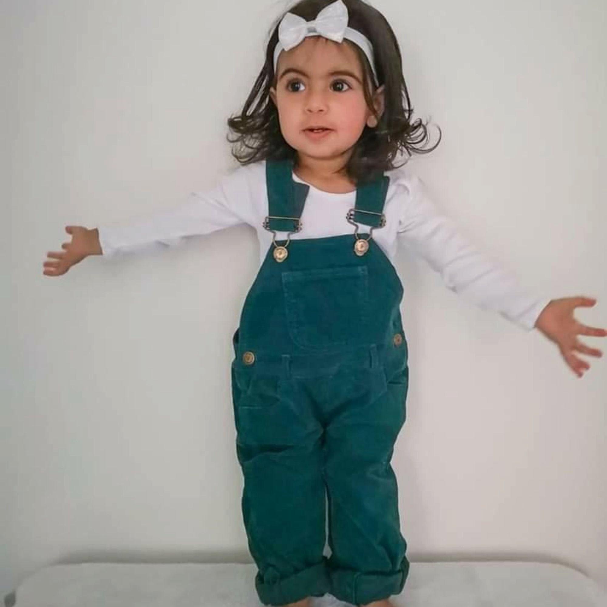 Evergreen Corduroy Overalls image number 3