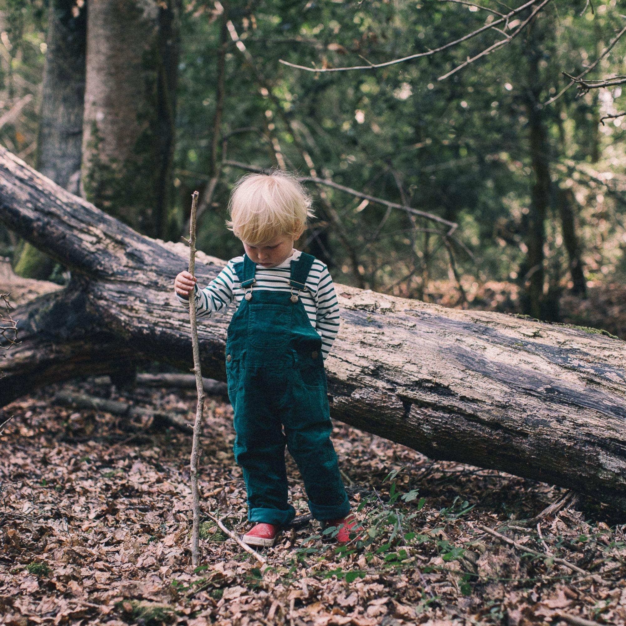Evergreen Corduroy Overalls image number 4