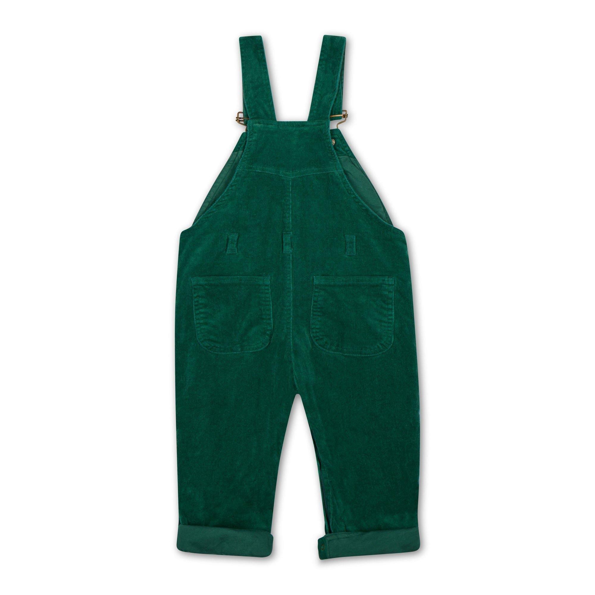 Moss Green Corduroy Overalls image number 1