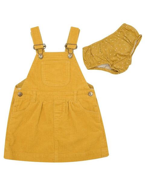 Ochre Chunky Cord Dress
