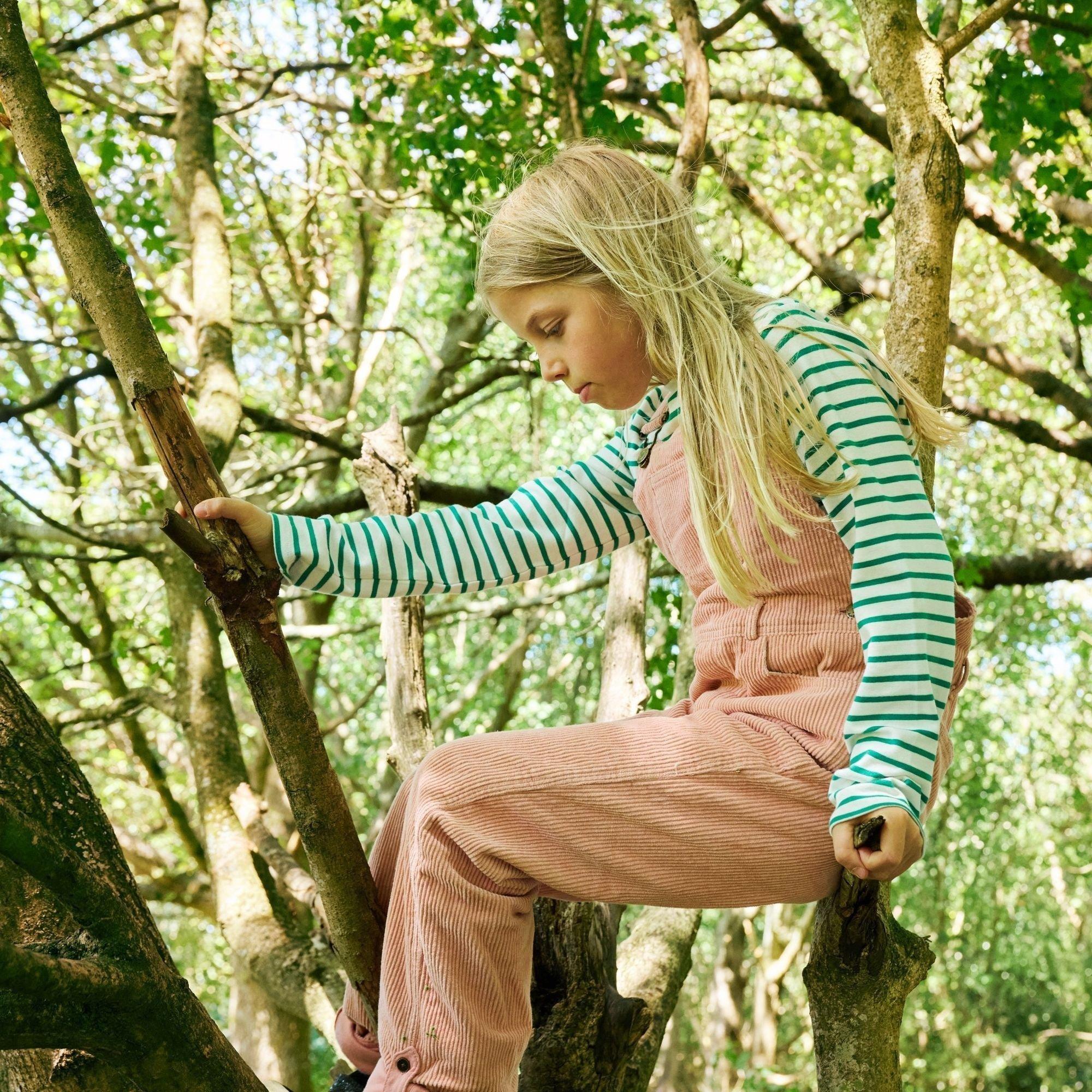 Pink Chunky Cord Overalls image number 4