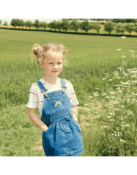 Stonewash RAINBOW Denim Dress
