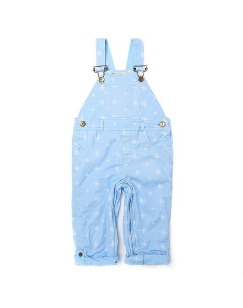Ice Blue Snowflake Overalls