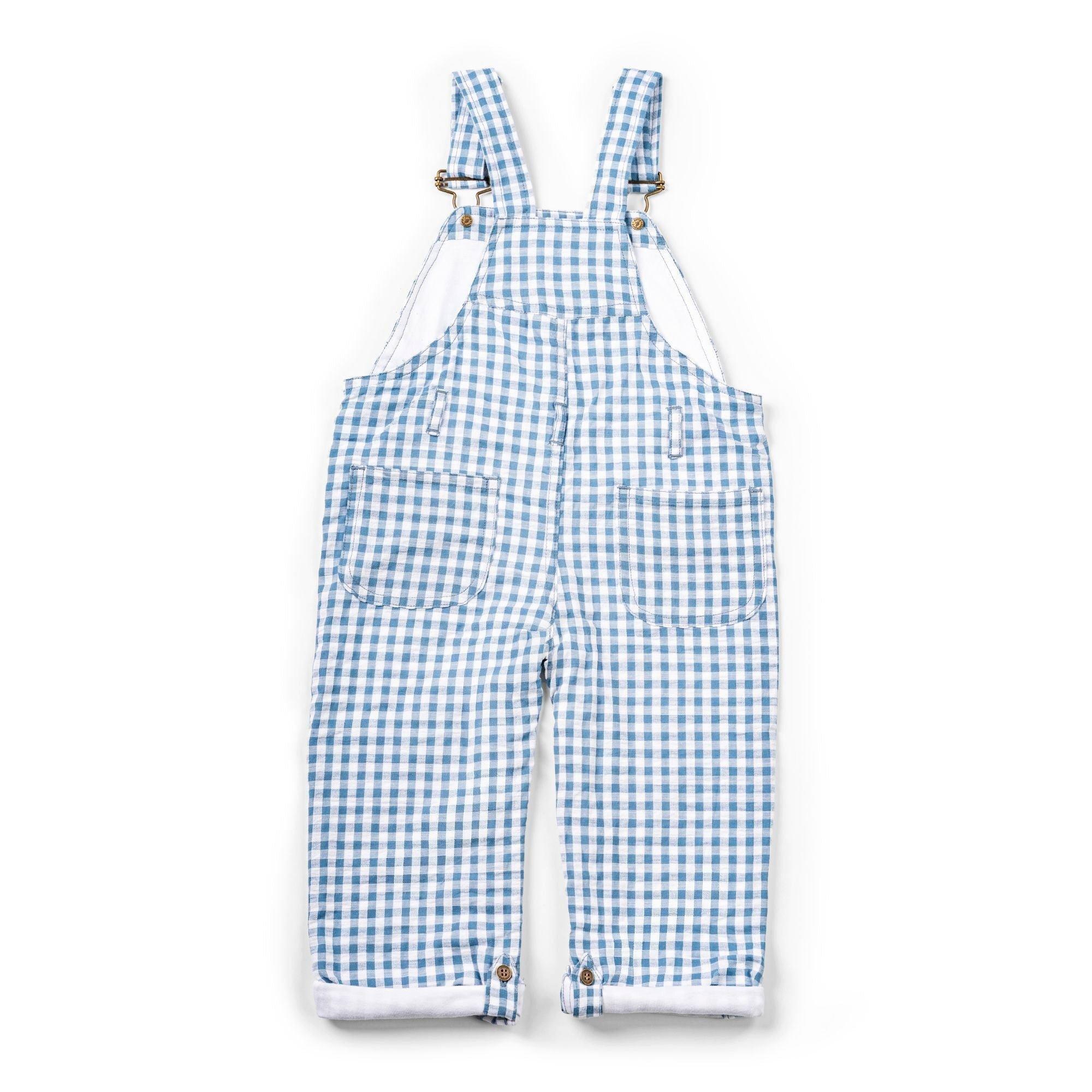 Atlantic Seersucker Overalls image number 1
