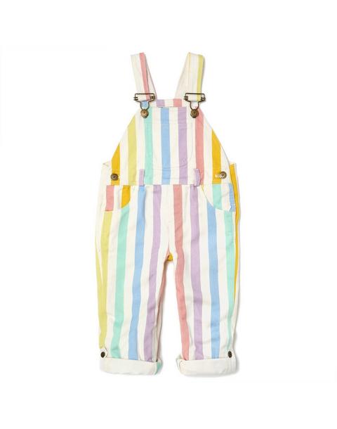 Classic Wide Stripe Overalls - Multicolour