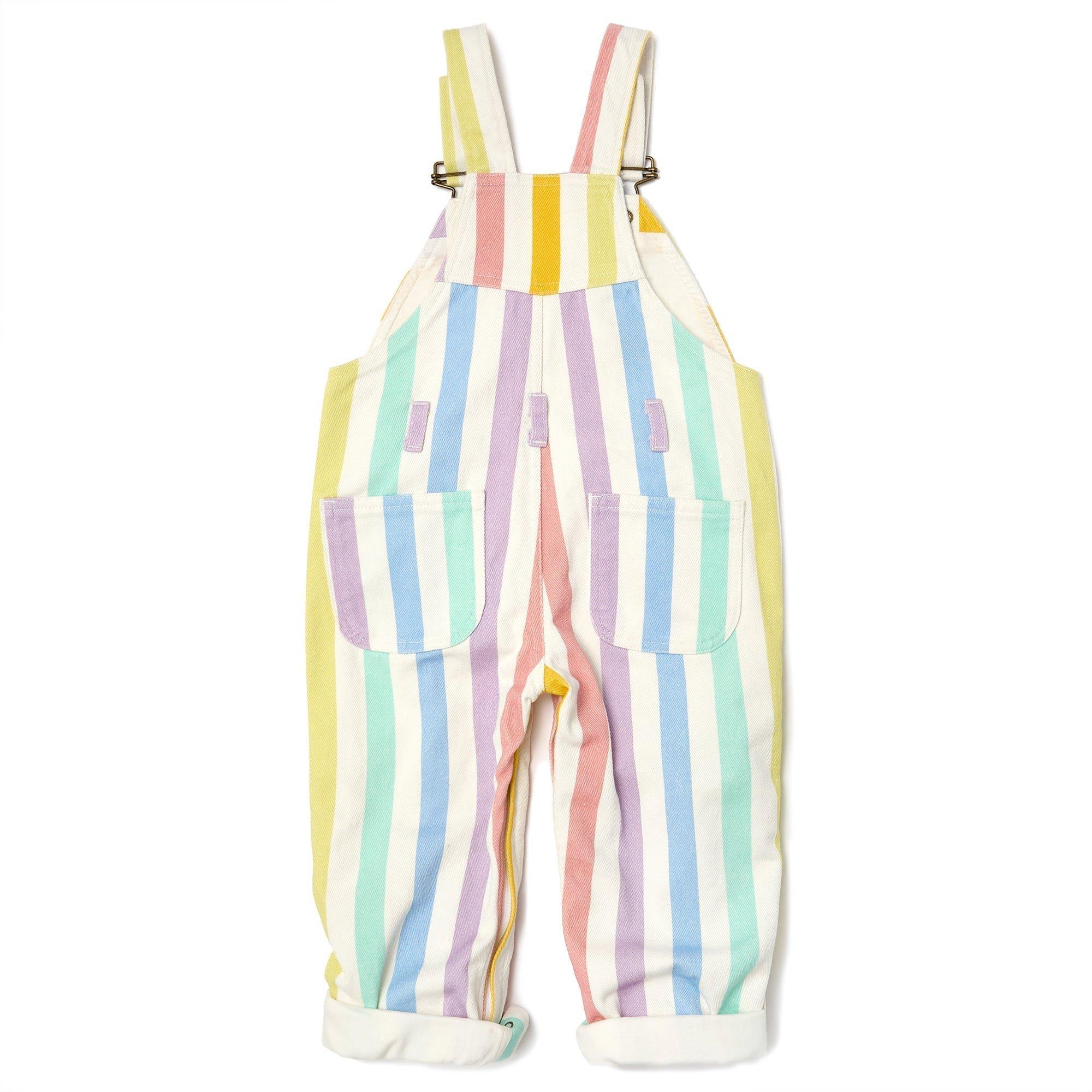 Classic Wide Stripe Overalls - Multicolour image number 1