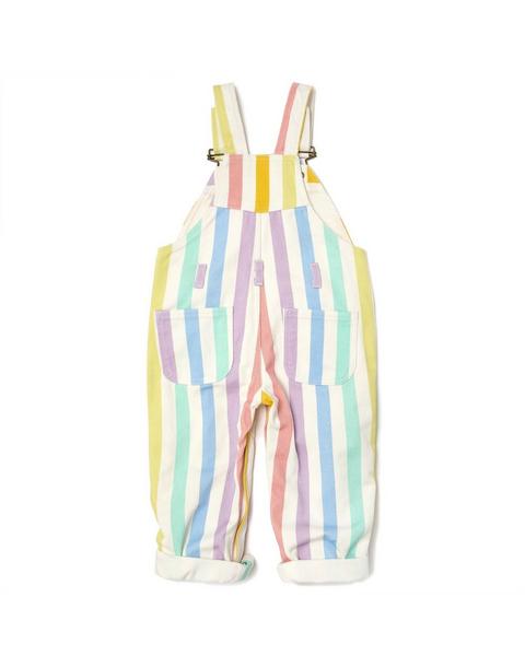 Classic Wide Stripe Overalls - Multicolour
