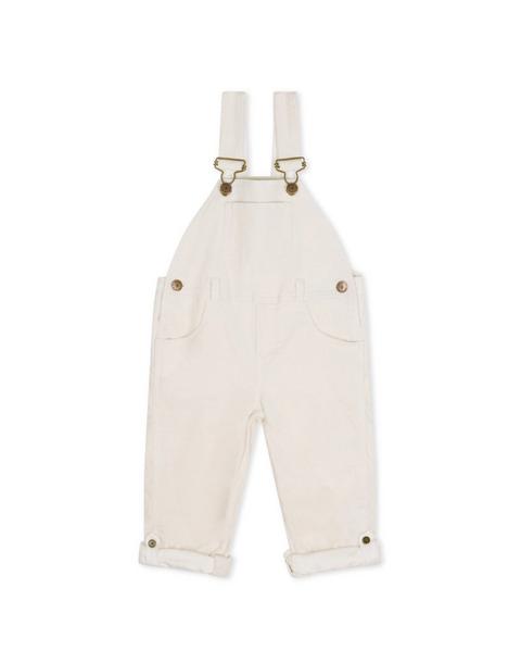 Custard Corduroy Overalls
