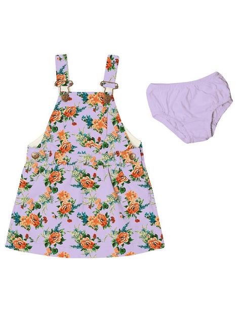 DDxAO Overall Dress - Floral Express