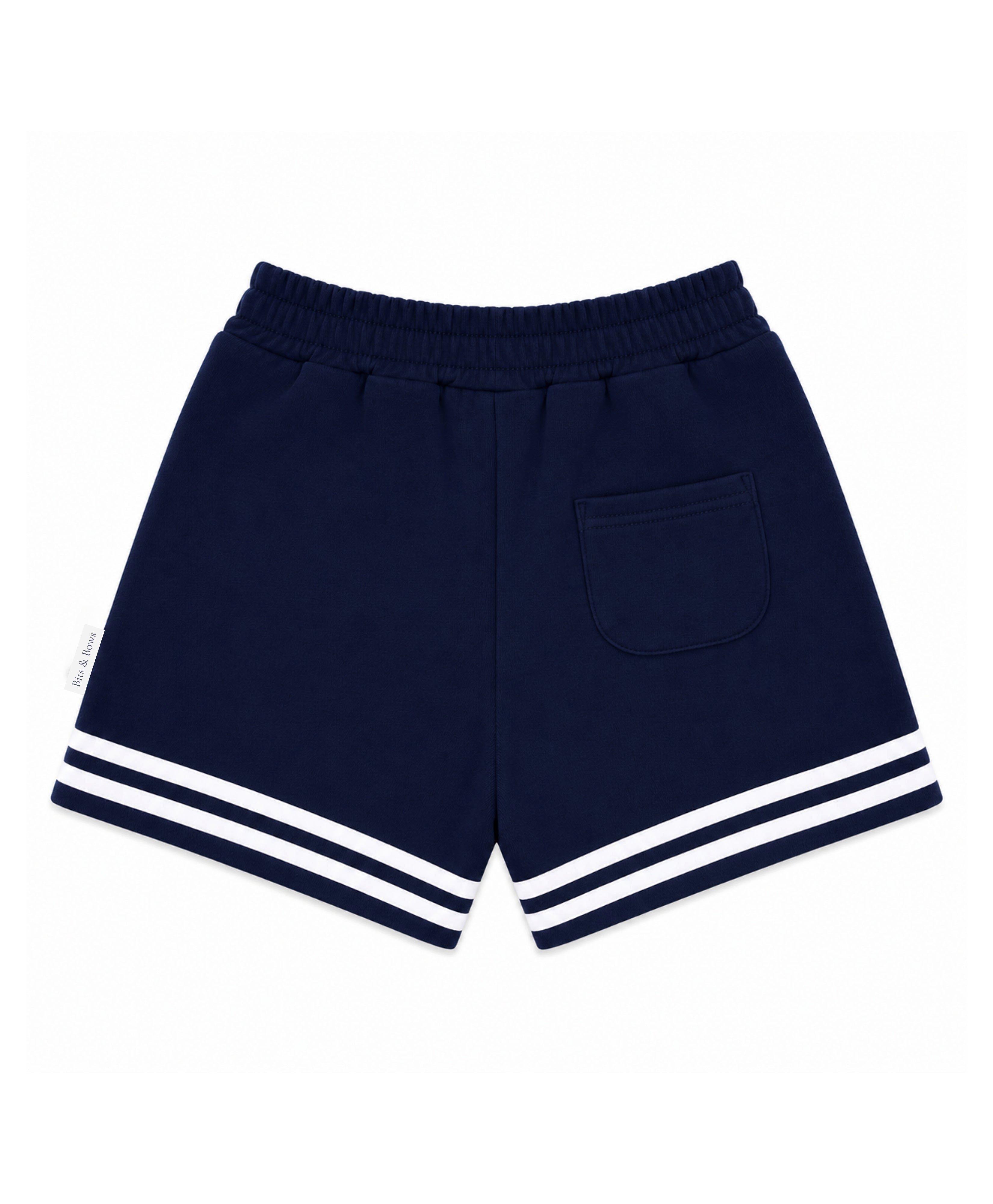 Striped Varsity Shorts image number 2
