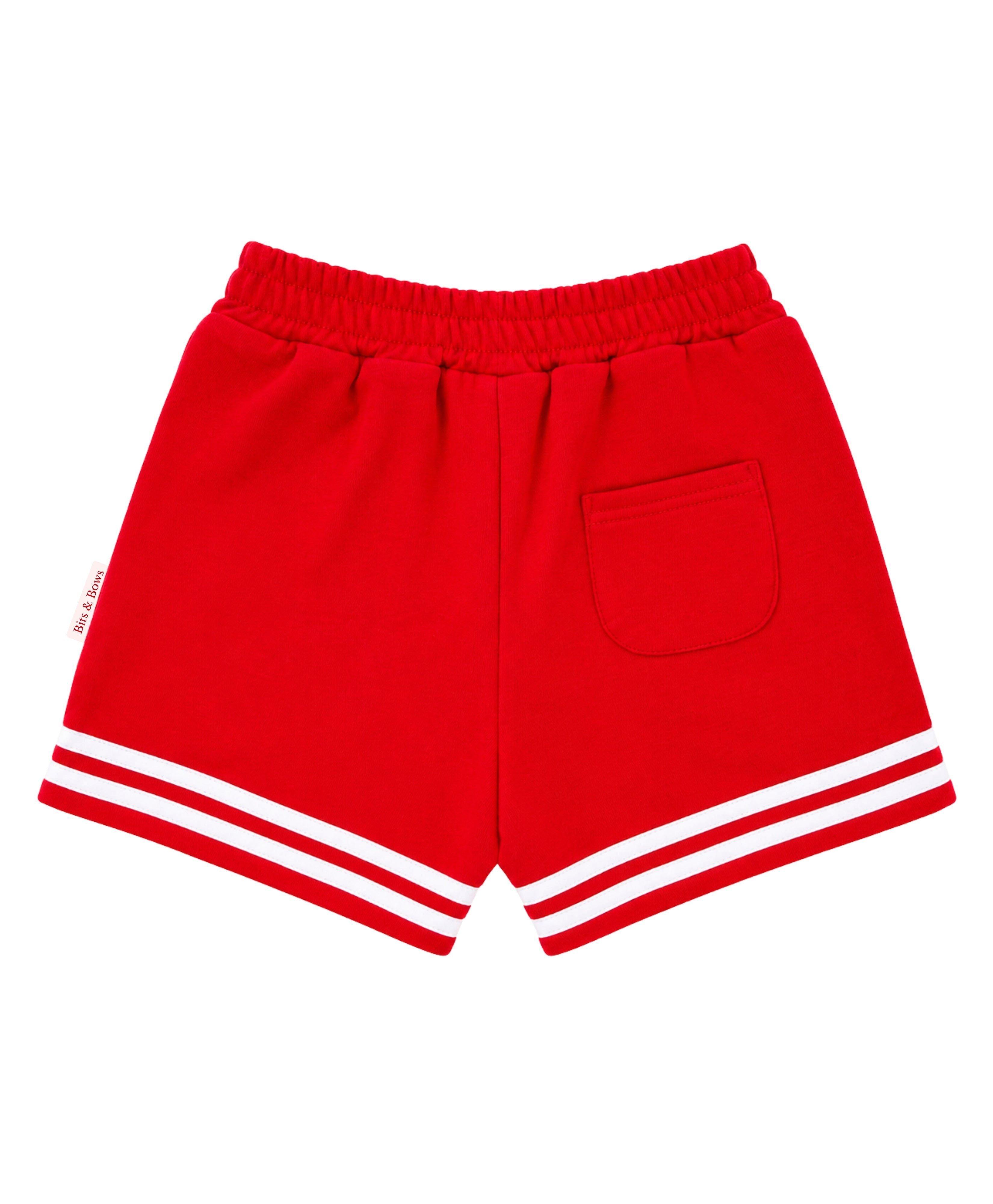Striped Varsity Shorts image number 2