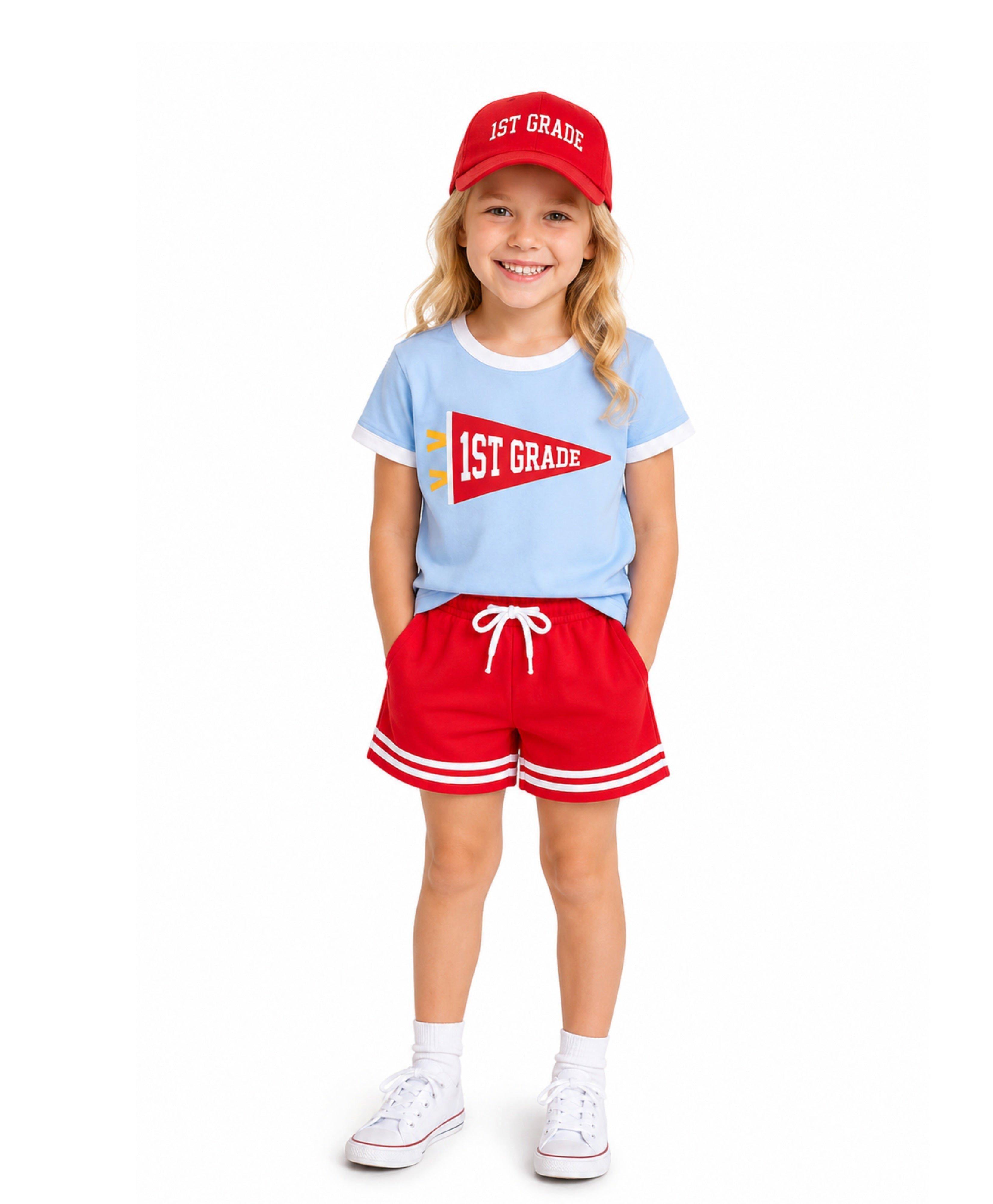 Back-to-School 1st Grade Baseball Hat image number 1