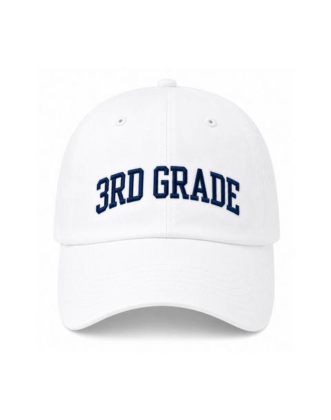 Back-to-School 3rd Grade Baseball Hat