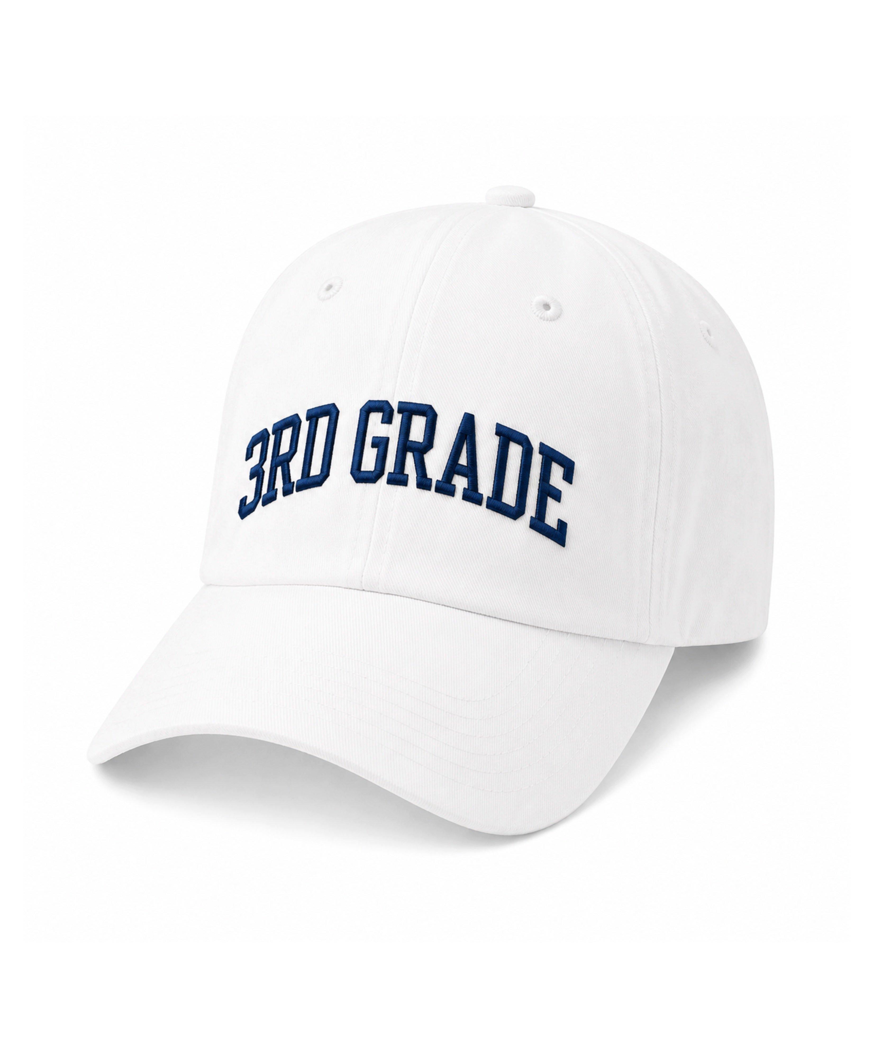 Back-to-School 3rd Grade Baseball Hat image number 2