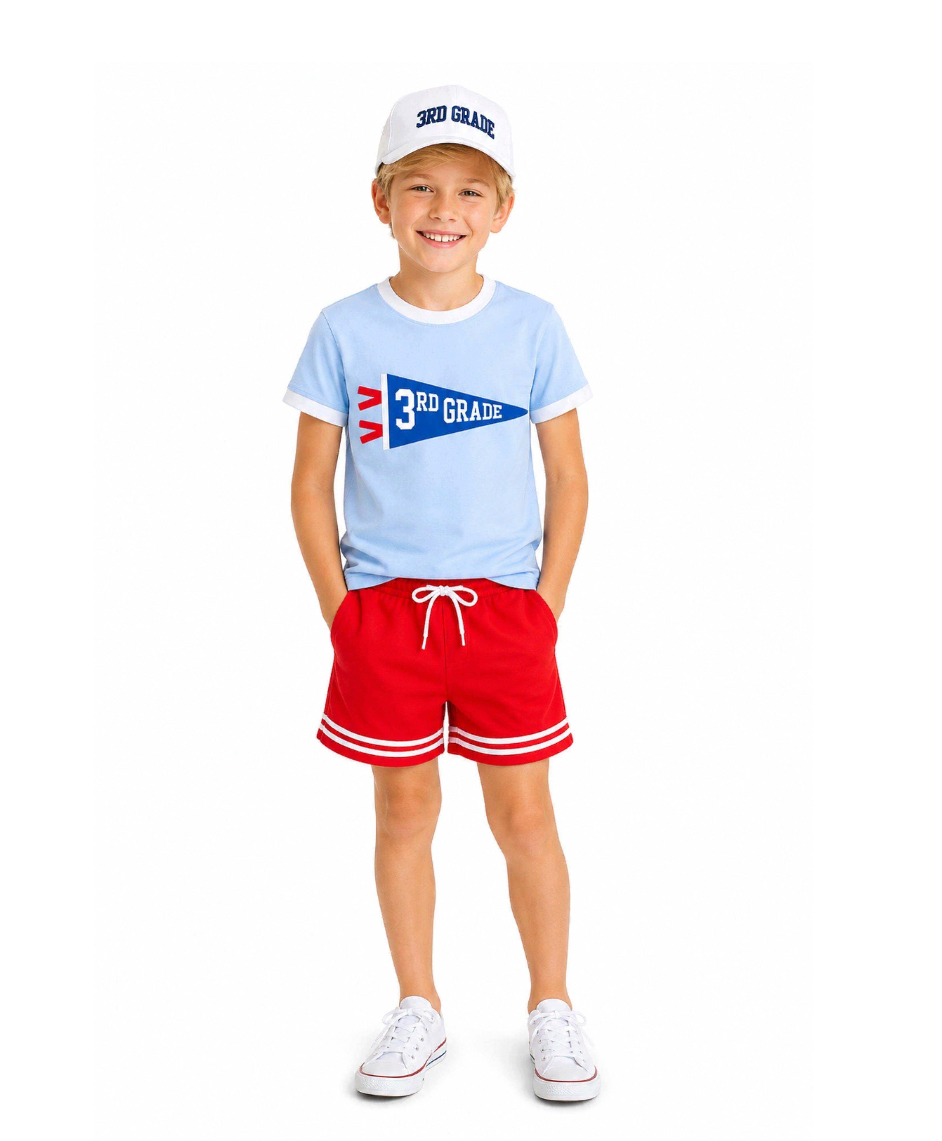 Back-to-School 3rd Grade Baseball Hat image number 1