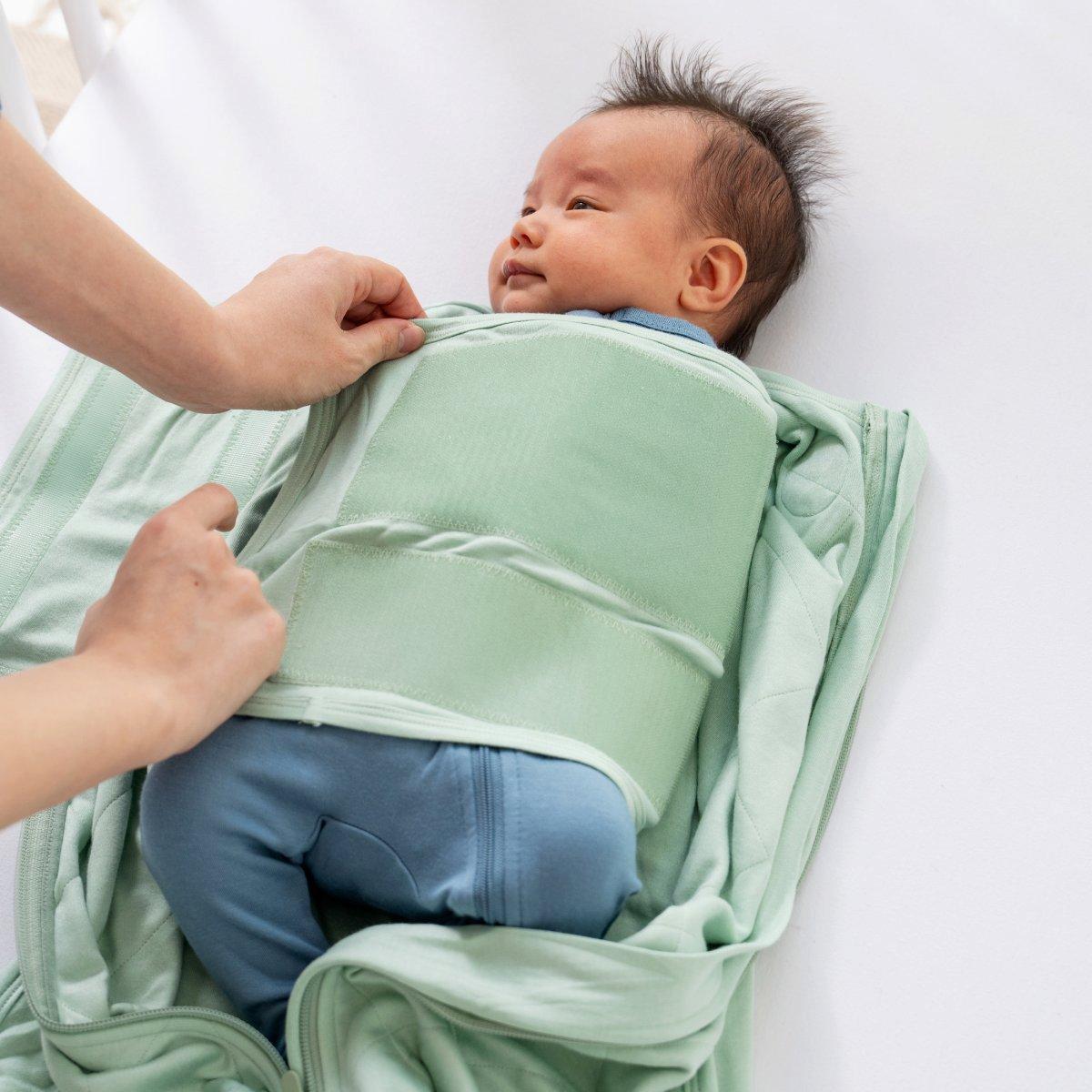 Non-Weighted Swaddle Sage Green image number 2