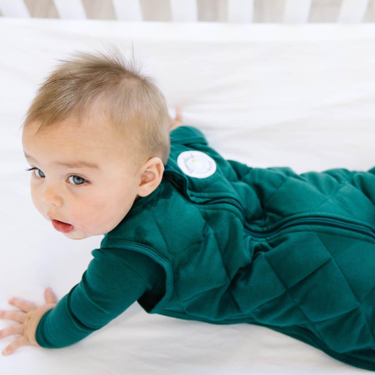Weighted Sleep Sack Forest Green image number 3