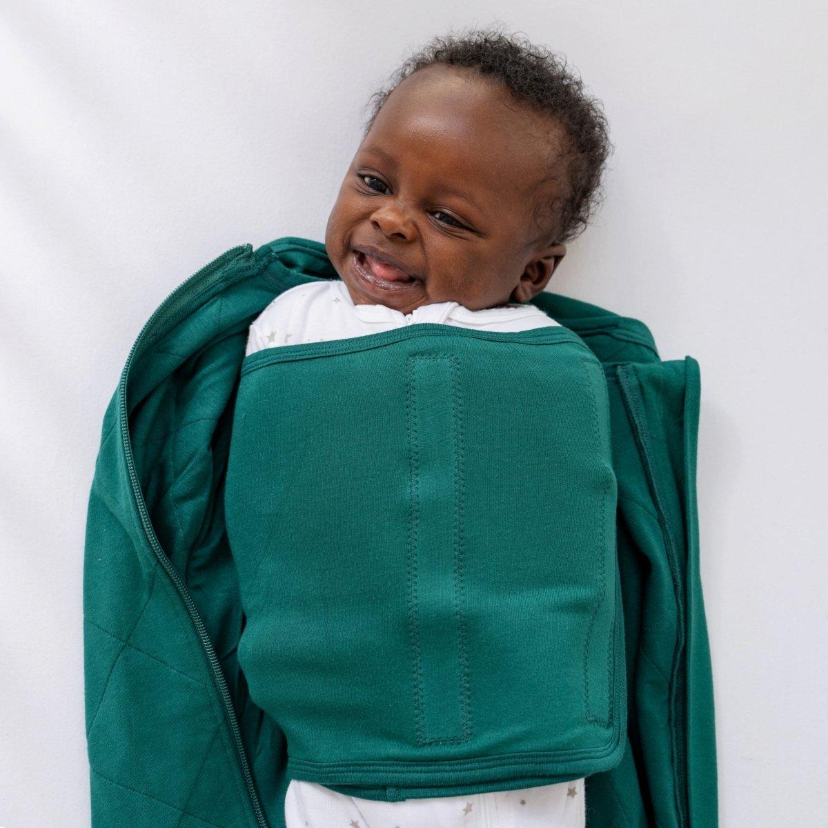 Non-Weighted Swaddle Forest Green image number 2