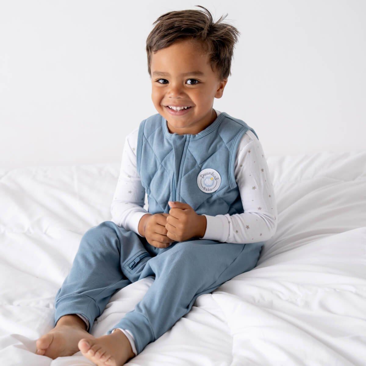 Toddler Weighted Walker - Cotton Ocean Blue image number 4