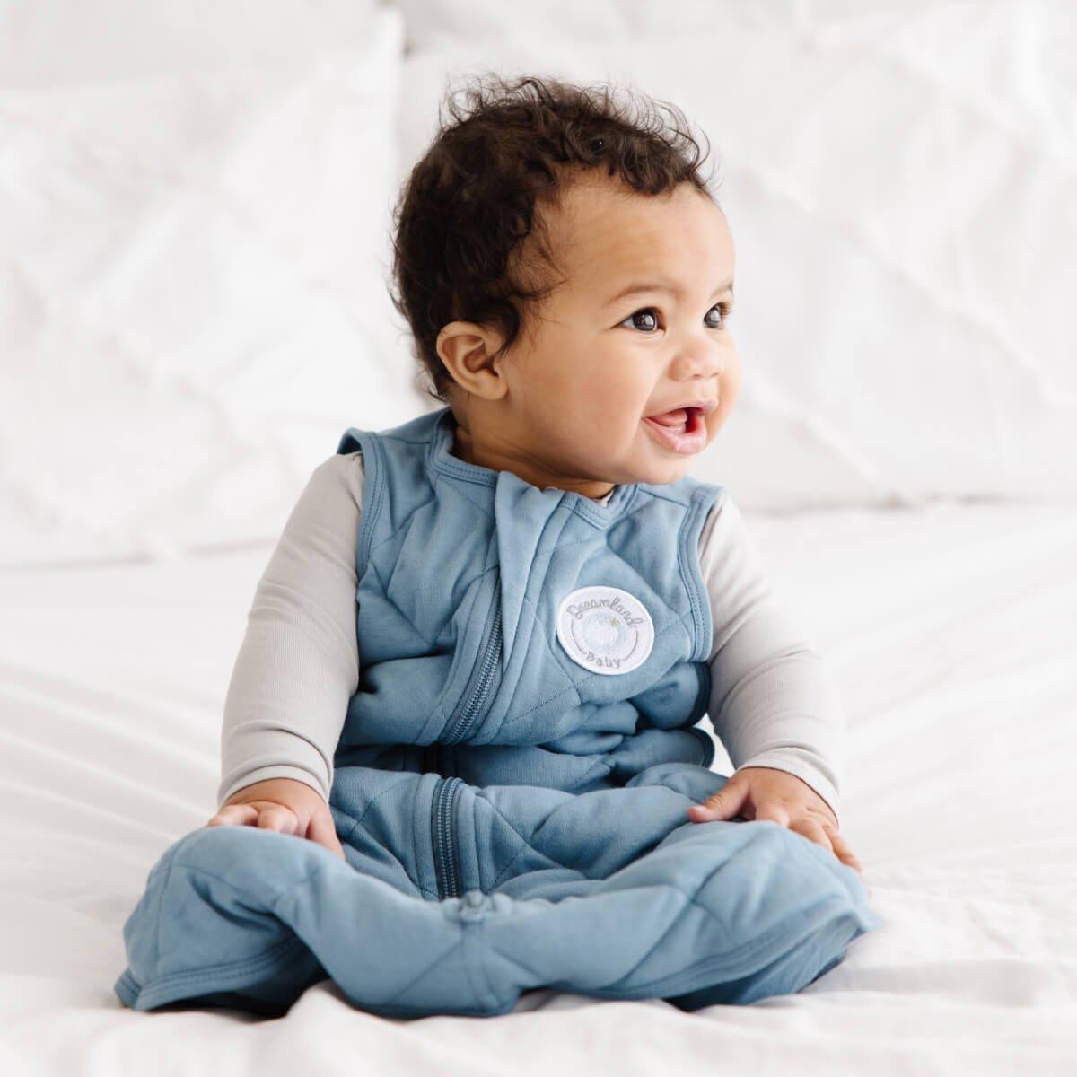 Weighted Sleep Sack Ocean Blue image number 3